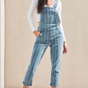 PacSun striped overalls